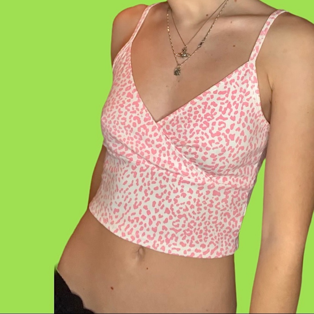 Shein cheetah print tank top